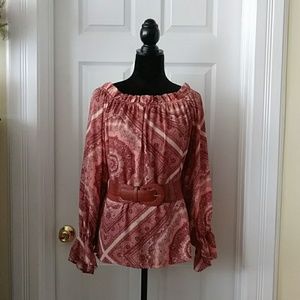 JcPenny - Belle & Sky Peasant Blouse